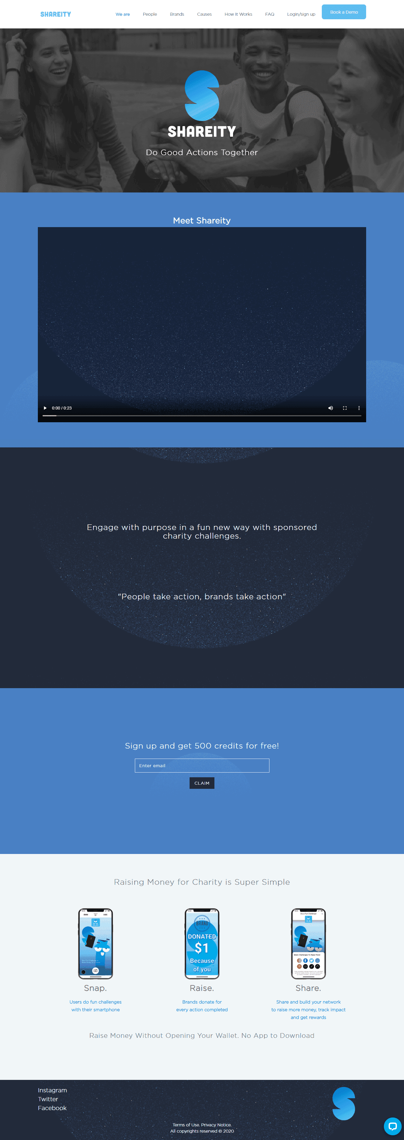 Shareity Website