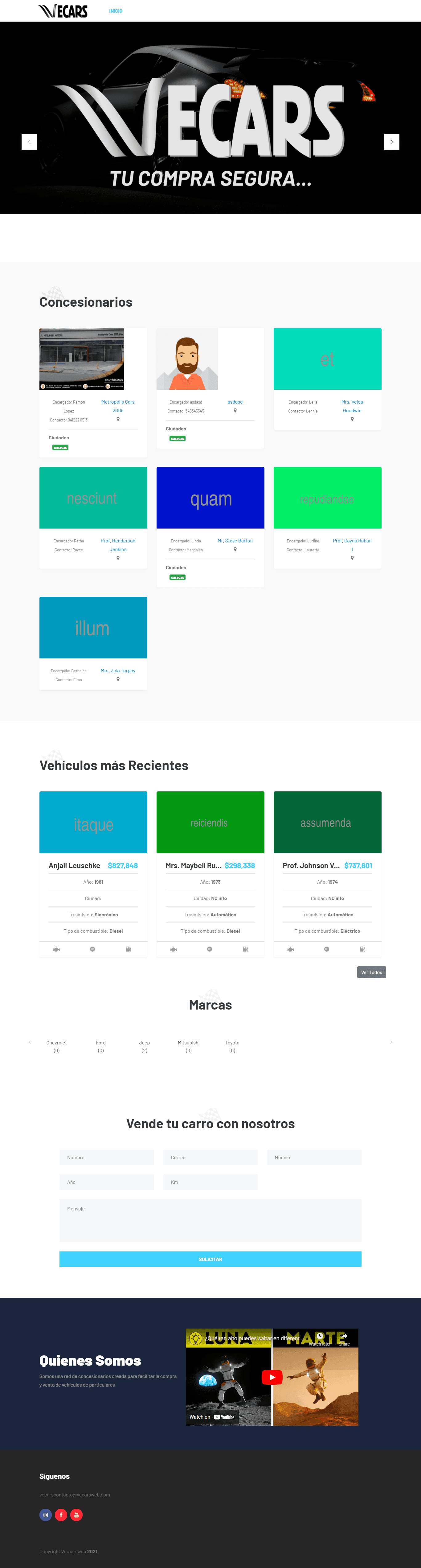 Vecarsweb